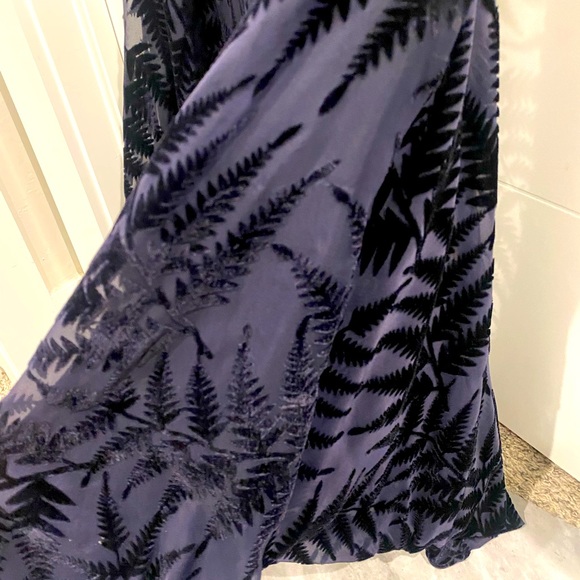 Anthropologie Floreat navy open shawl/cardigan - Picture 8 of 12